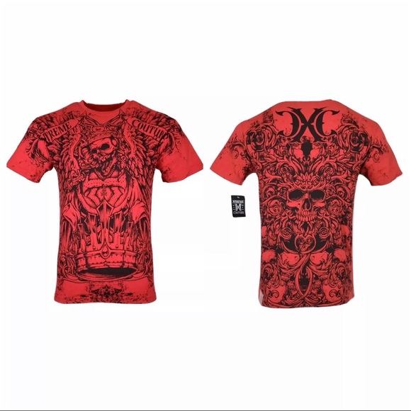 XTREME COUTURE by AFFLICTION Men T-Shirt GATHERING - Picture 2 of 8